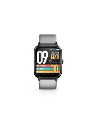 Techmade Smartwatch Move Allum. GPS 1.3" SpaceGrey+Grey