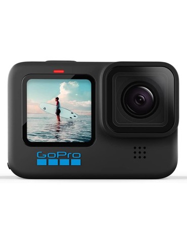 GoPro HERO10 Black - Action Camera impermeabile Video Ultra HD 5.3K60, 23 MP Webcam, Stabilizzazione, Nero