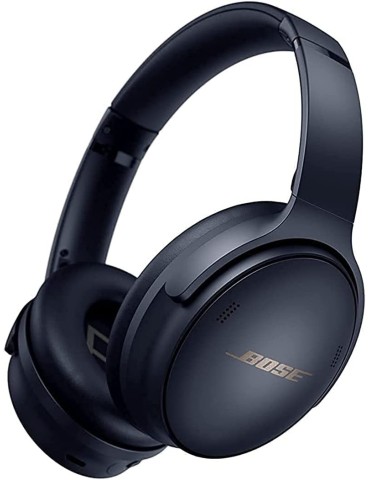 Bose Quietcomfort 45 Bluetooth Wireless Headphones Con Riduzione Del Rumore Con Microfono Per Chiamate, blu notte