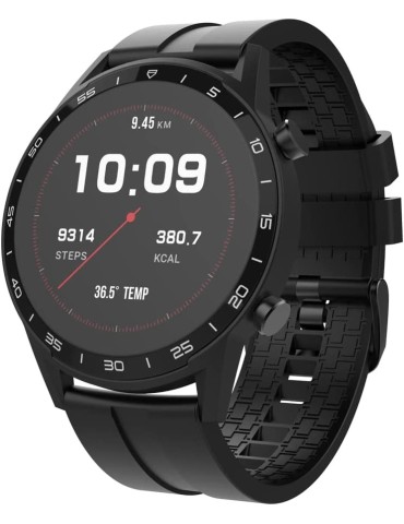 The Artists Milano Smartwatch for Men and Women, IP68 waterproof, heart rate, body temperature, pedometer