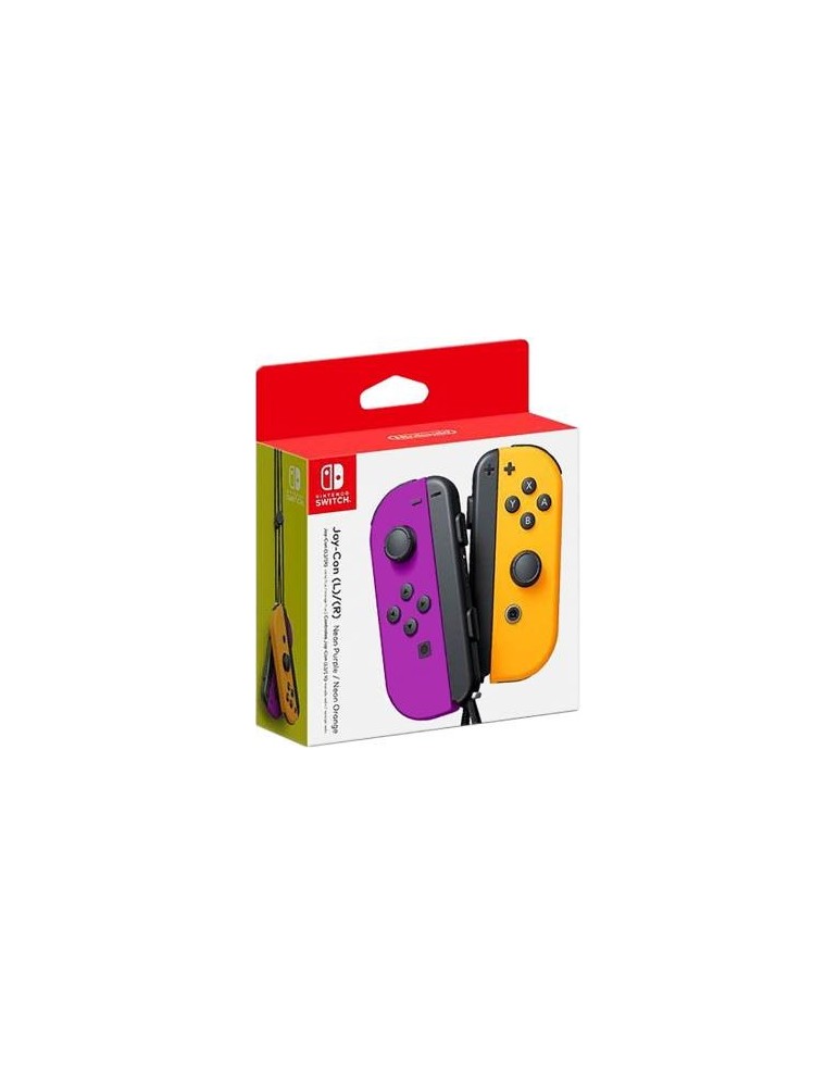 Switch Joy-Con Coppia Controller Viola Neon / Arancione Neon