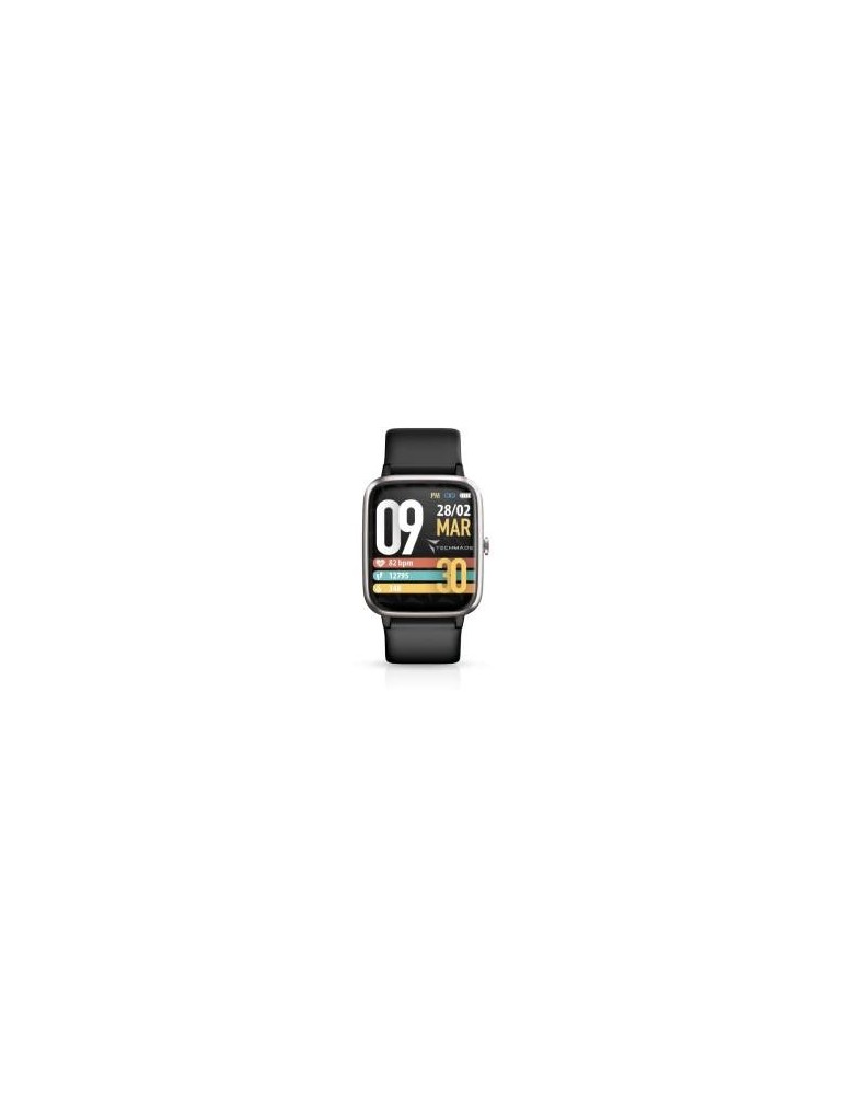 Techmade Smartwatch Move Allum. GPS 1.3" Silver+Black
