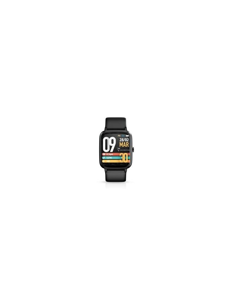 Techmade Smartwatch Move Allum. GPS 1.3" Black