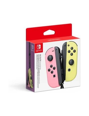 Switch Joy-Con Coppia Controller Rosa Pastello / Giallo Pastello