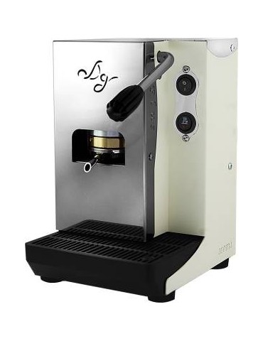 Aroma Plus Basic Macchina da Caffè Cialde 44mm Bianco