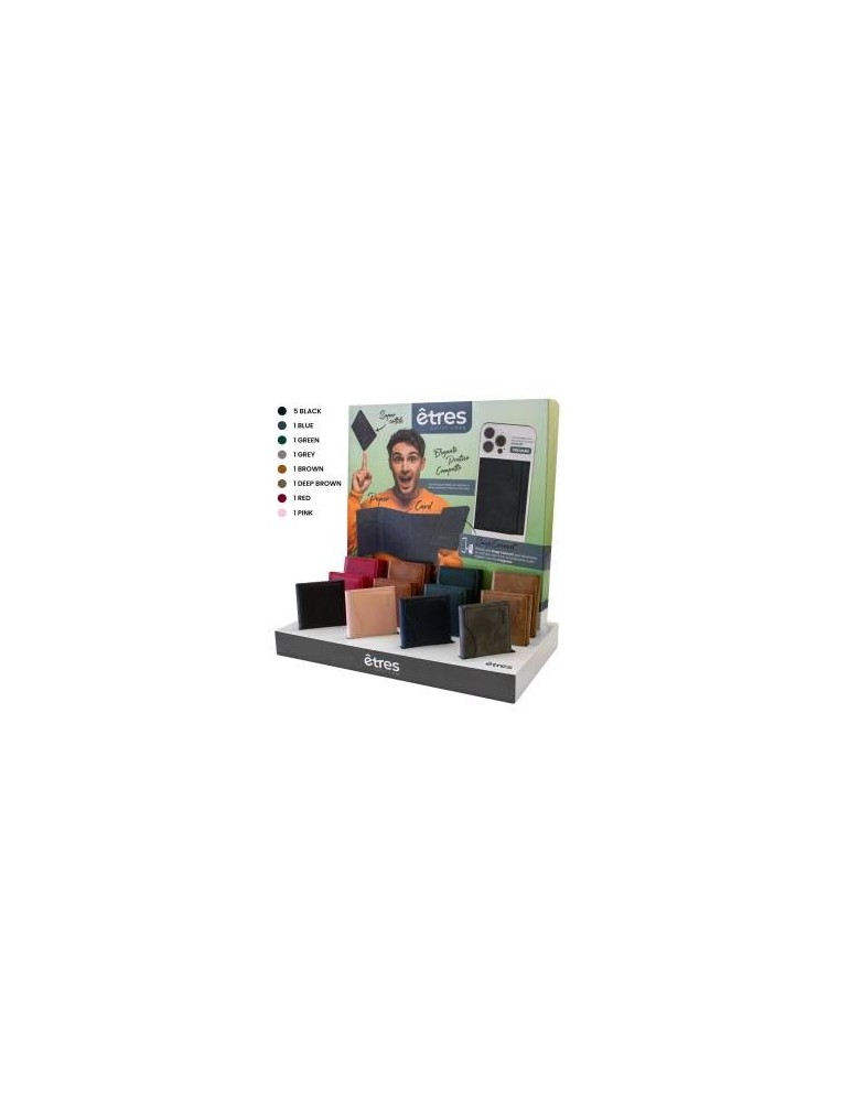Etres Kit 12 Pcs Smart Wallet + Espositore