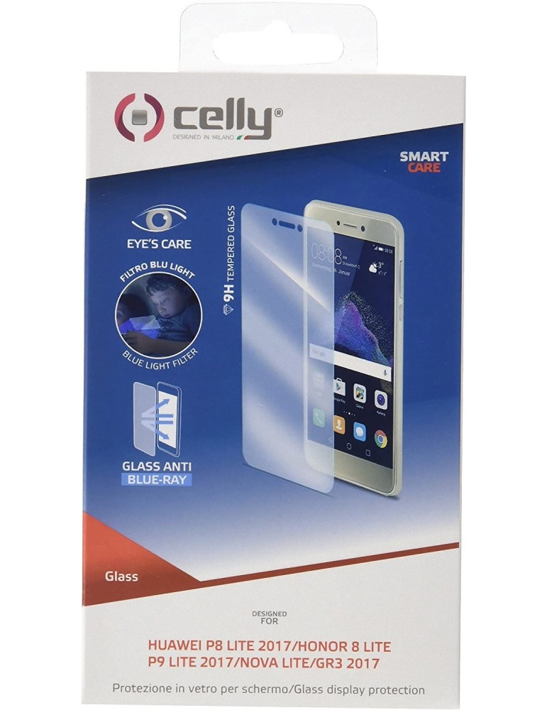 CELLY Glass Antiblueray P8 P9 Nova Lite 2017 Honor 8 Lite