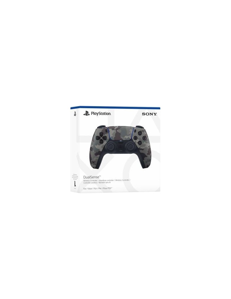 PS5 DualSense Gray Camo