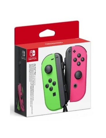 Switch Joy-Con Coppia Controller Verde Neon / Rosa Neon