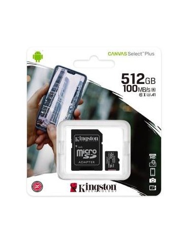 Kingston Micro SD 512GB Class 10 SDCS2/512GB + SD Adapter