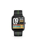 Techmade Smartwatch Move Allum. GPS 1.3" SpaceGrey+Black/Green