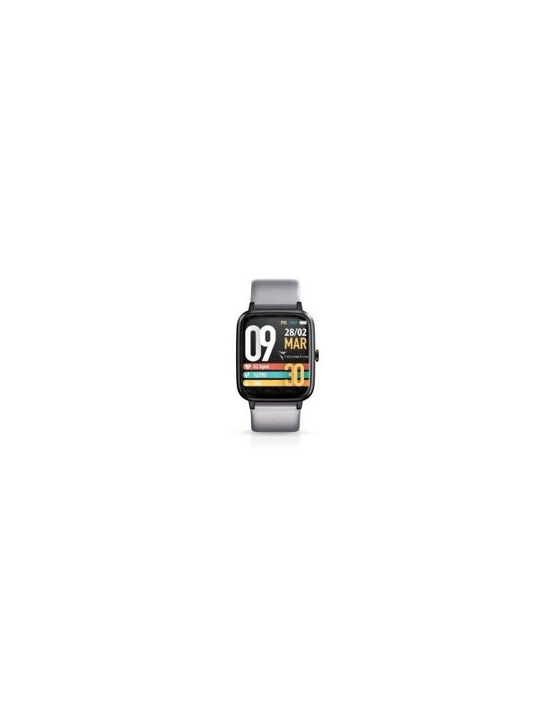 Techmade Smartwatch Move Allum. GPS 1.3" SpaceGrey+Grey