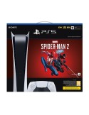 PS5 Console 825GB Digital Ed. White + Spider Man 2