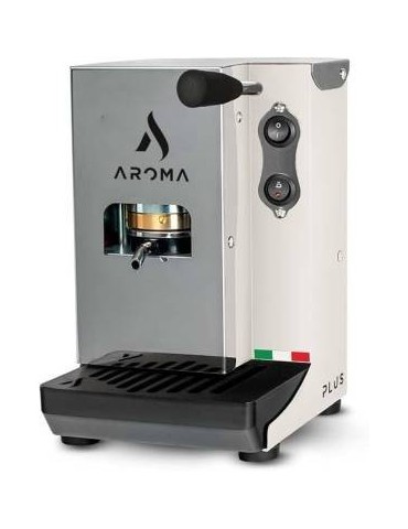 Aroma Plus Basic Macchina da Caffè Cialde 44mm Bianco