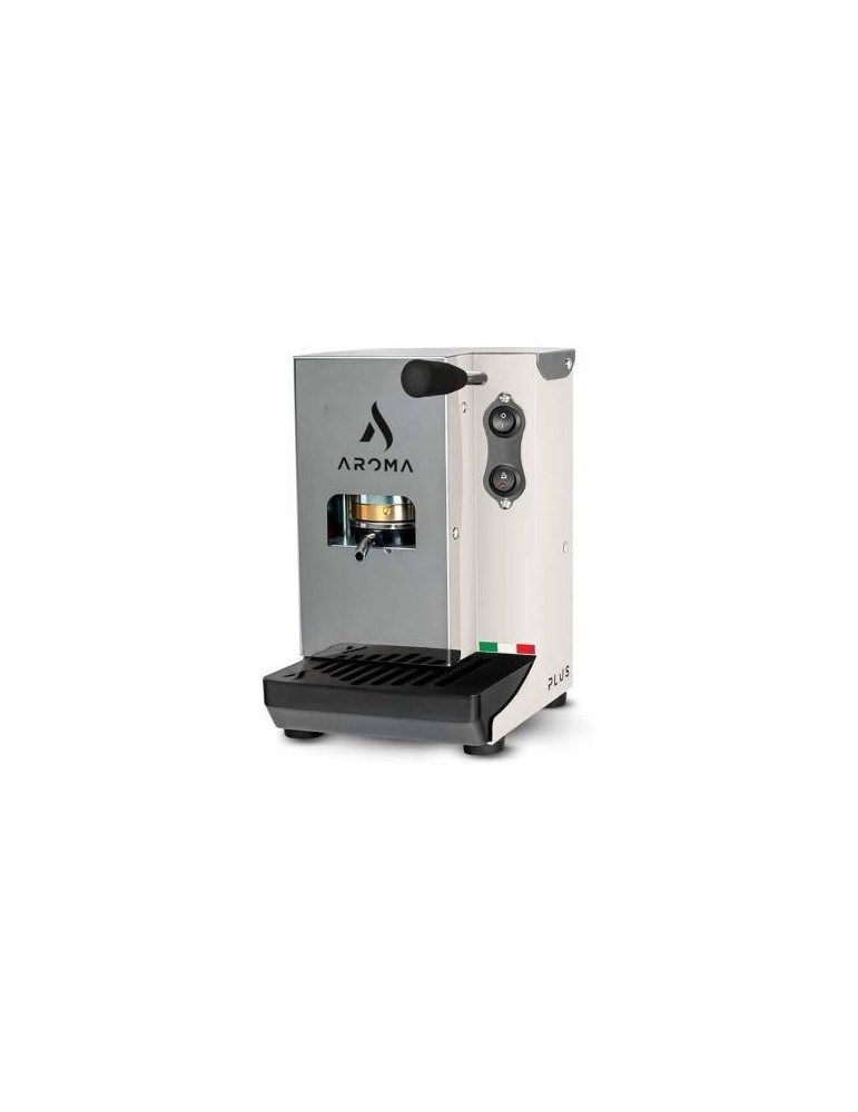 Aroma Plus Basic Macchina da Caffè Cialde 44mm Bianco