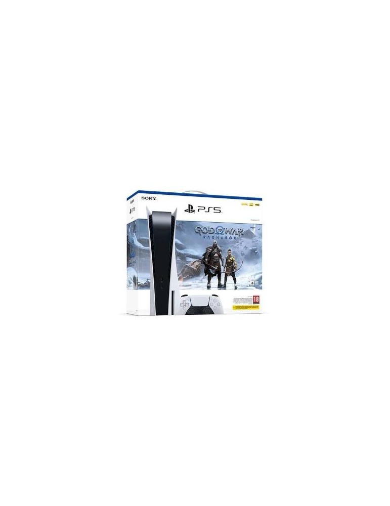 PS5 Console 825GB Standard Ed. White + God of War: Ragnarok VCH