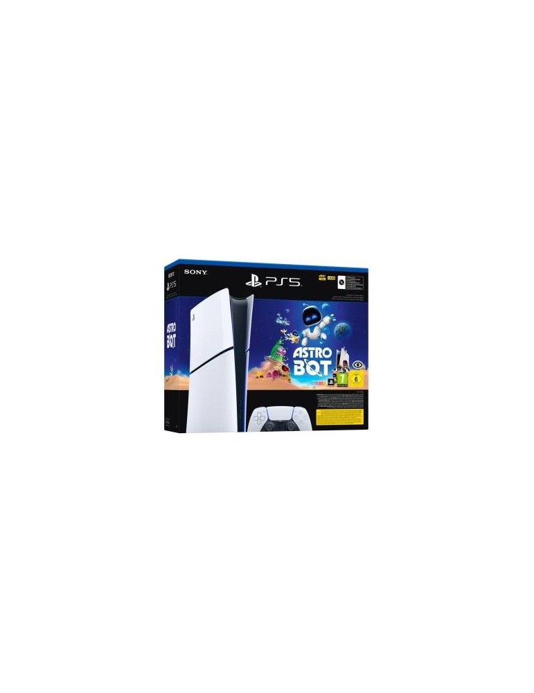 PS5 Console 1TB Digital Slim White Astro Bot Bundle EU