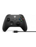 Microsoft Xbox Series X/S Controller Black + Cable W10