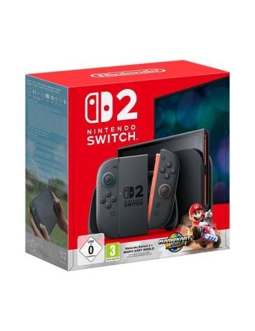 Switch 2 Console Black + Mario Kart World