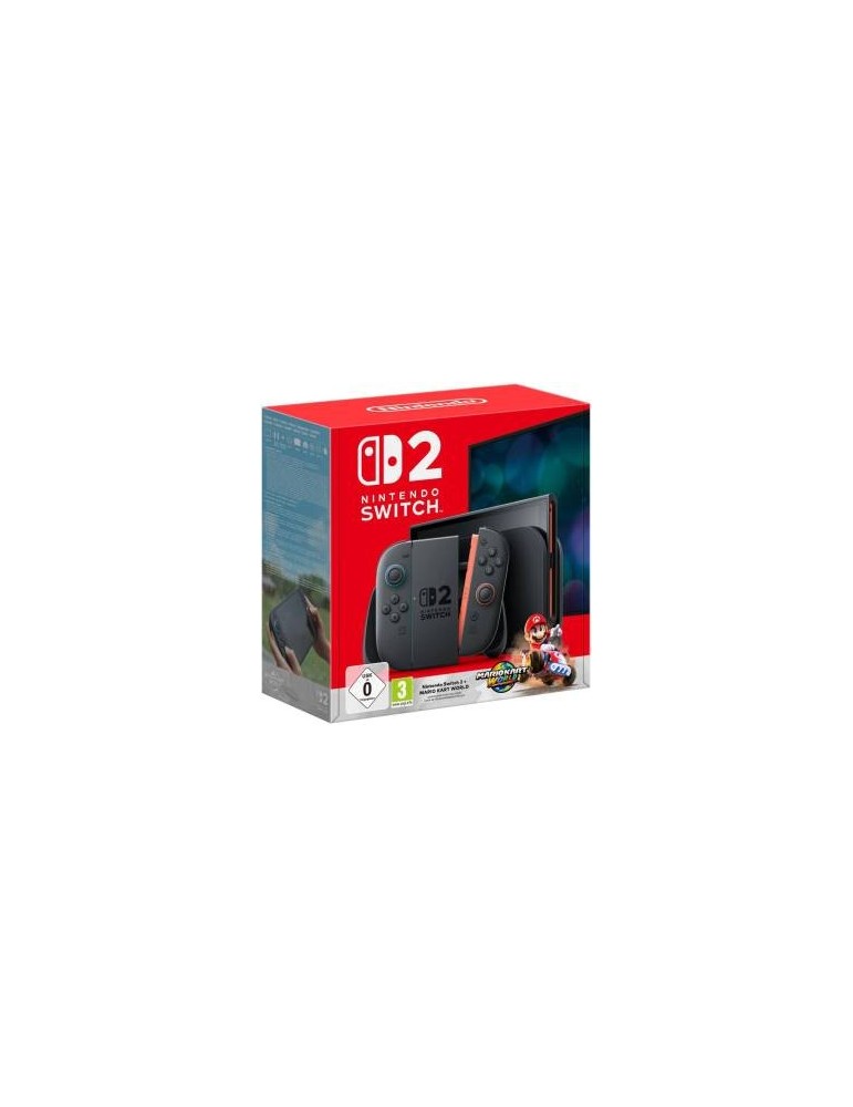 Switch 2 Console Black + Mario Kart World