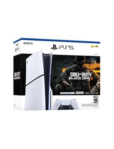 PS5 Console 1TB Standard Slim White Call of Duty 6 Bundle ITA