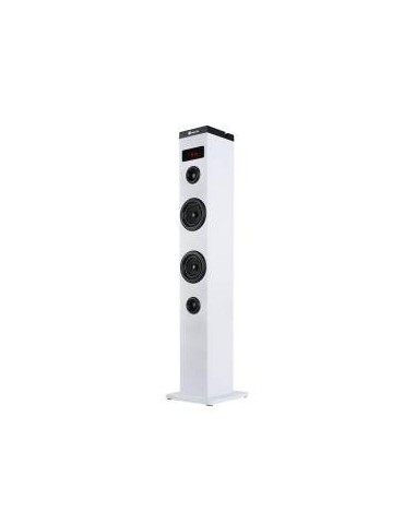 NGS Tower Speaker Sky Charm Bluetooth USB RadioFM AUX 50W White