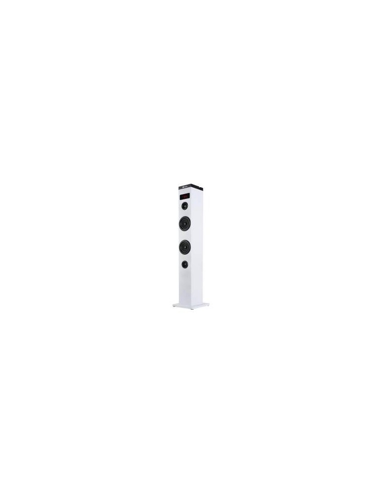 NGS Tower Speaker Sky Charm Bluetooth USB RadioFM AUX 50W White