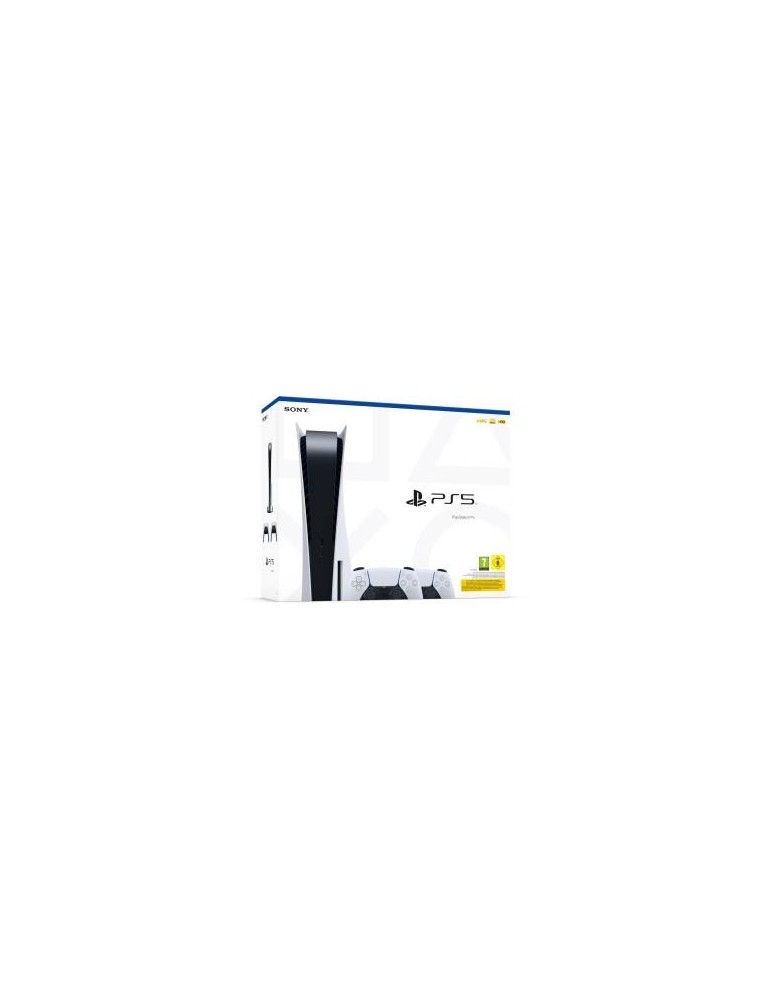 PS5 Console 825GB Standard Ed. White + 2 DualSense