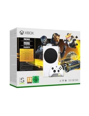 XBOX Serie S Console 512GB Holiday Bundle (Fortnite + Rocket League + Fallguys)